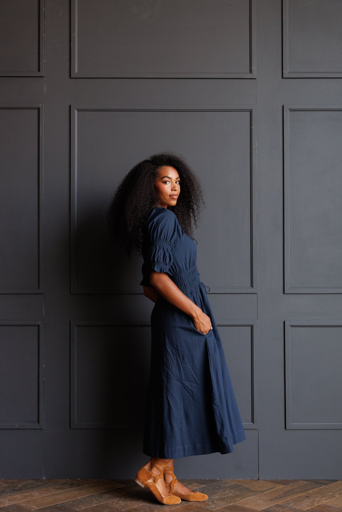 Long Way Home Dress, Blue Nights Downeast
