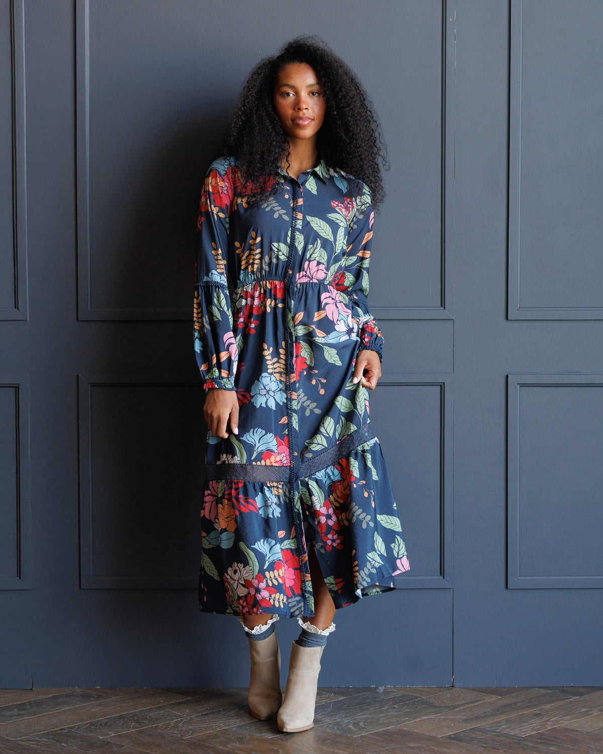 Wheatland Maxi Dress Downeast