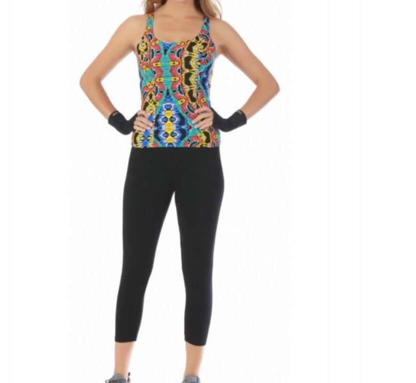 InstantFigure Activewear Cotton Lycra Casual Crop Pant 14404M InstantFigure INC