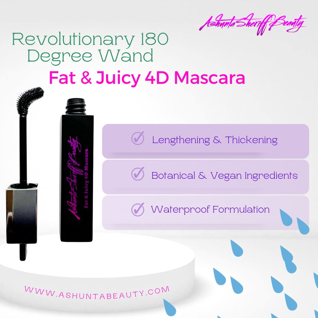 Ashunta Sheriff Beauty Fat & Juicy 4D Mascara Ashunta Sheriff Beauty