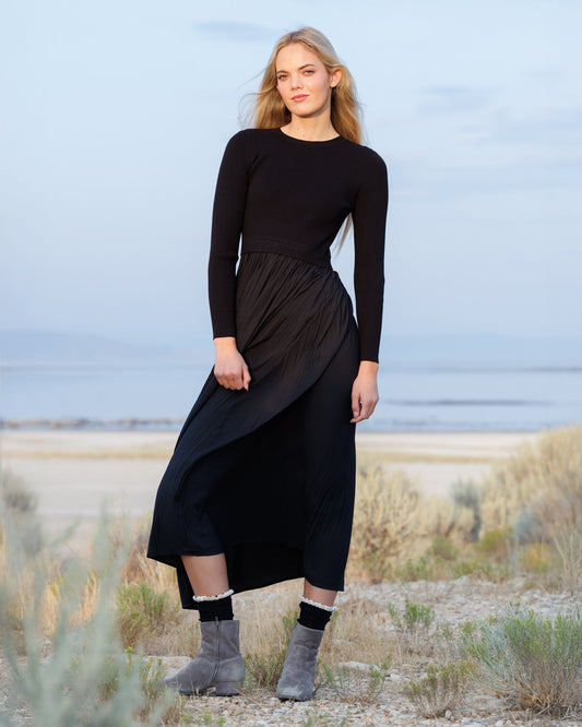 Soho Satin Dress Downeast