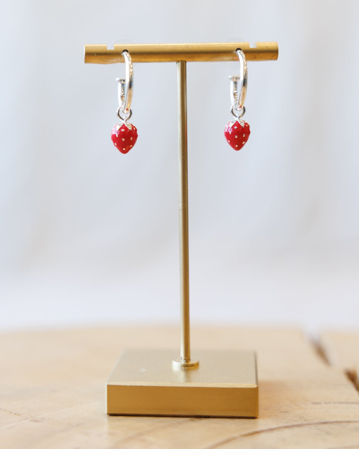Silver Strawberry Fields Forever Earrings Downeast