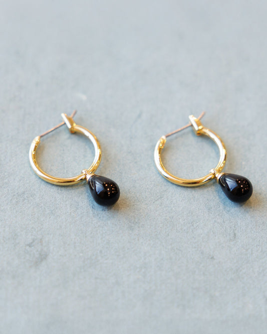 Hoop And Charm Earrings Downeast