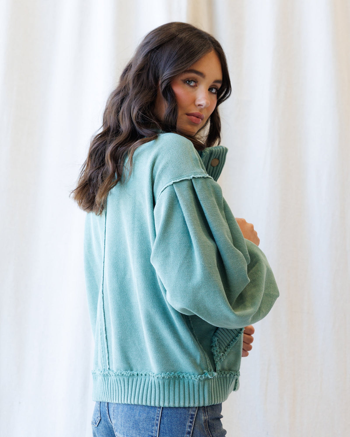 Campus Cardi Coat Downeast