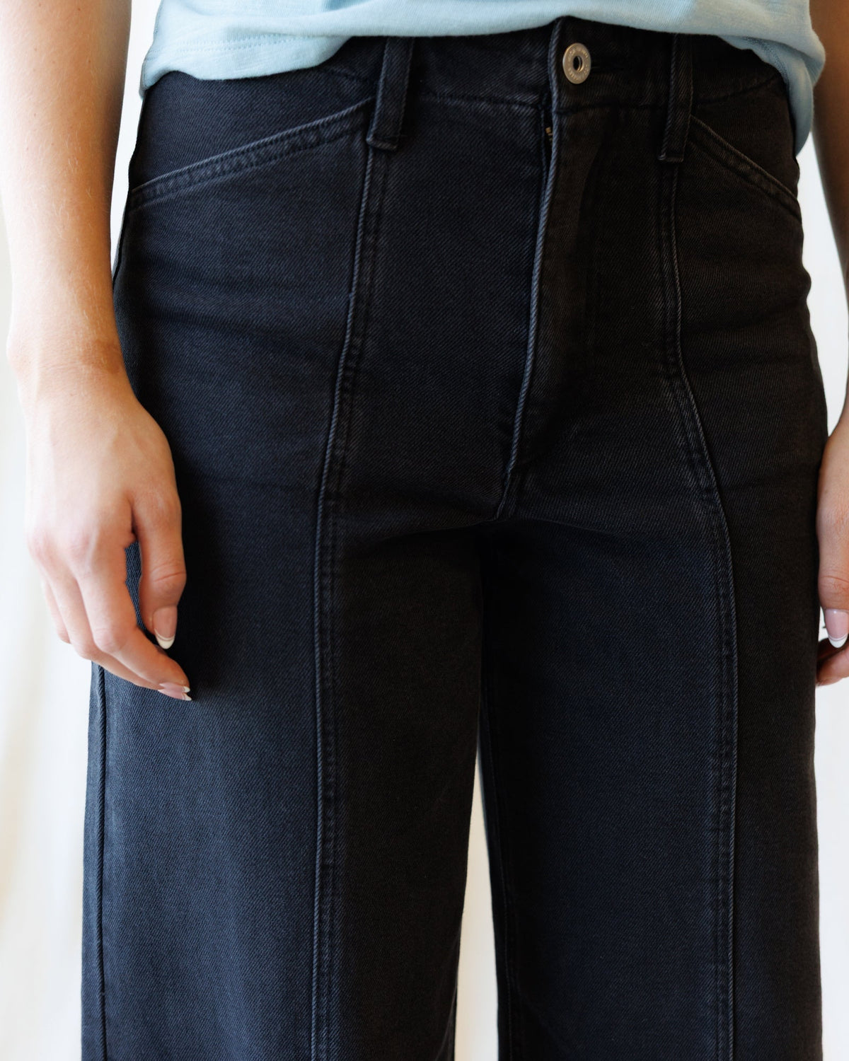 High Rise Seamed Trouser Downeast