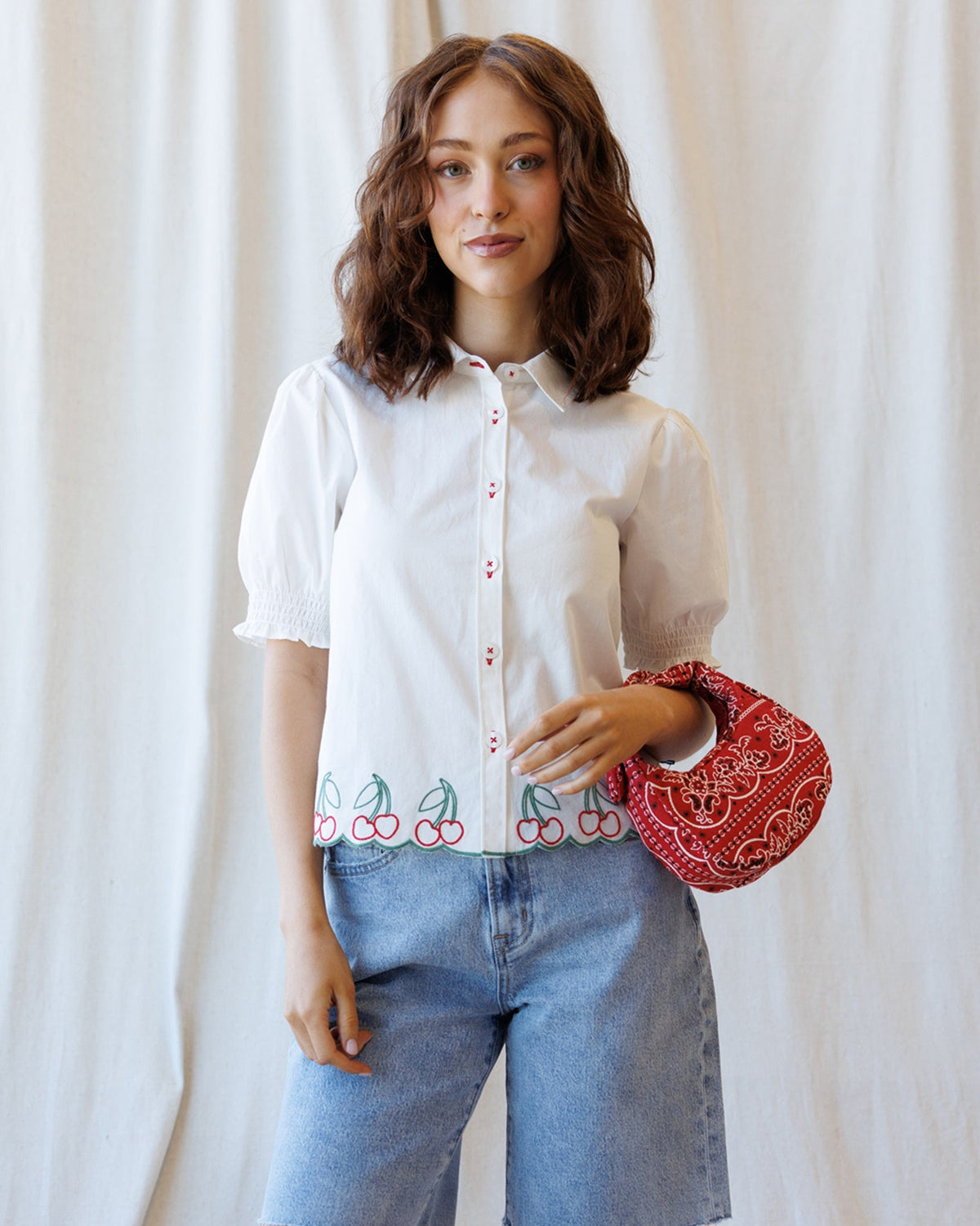 Cherry Cute Button Down Downeast