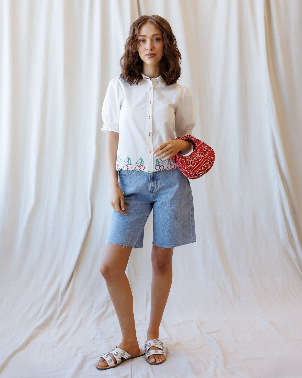 Cherry Cute Button Down Downeast