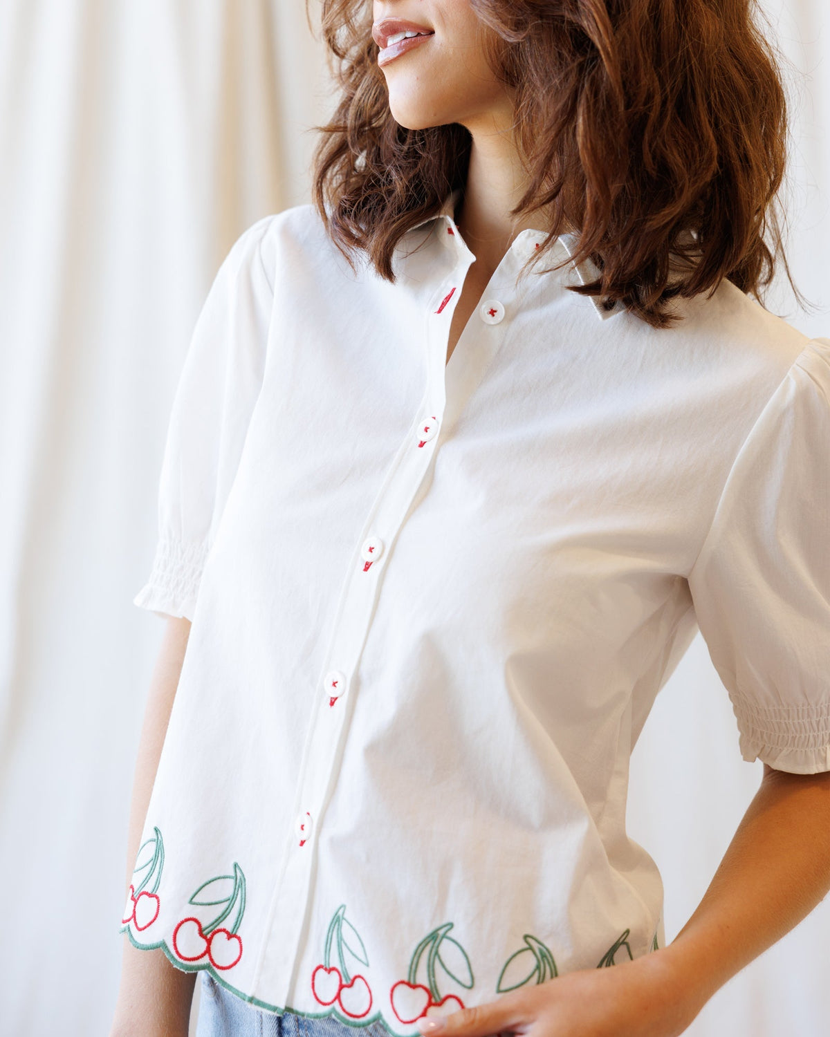 Cherry Cute Button Down Downeast