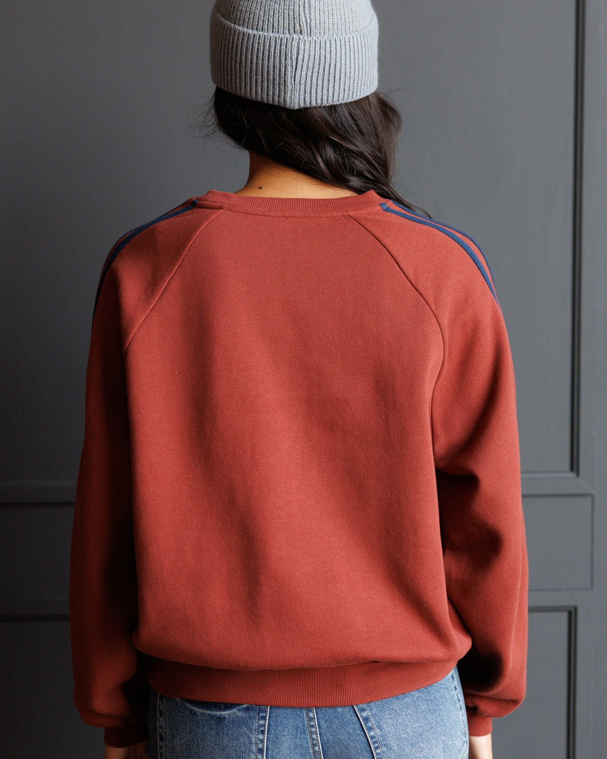 Retro Stripe Crew Downeast