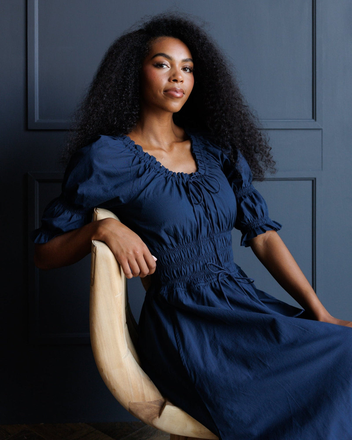 Long Way Home Dress, Blue Nights Downeast