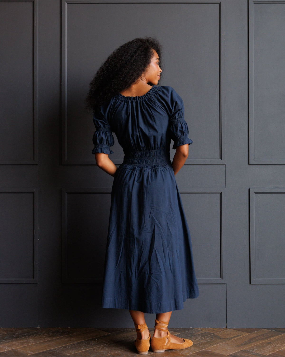 Long Way Home Dress, Blue Nights Downeast