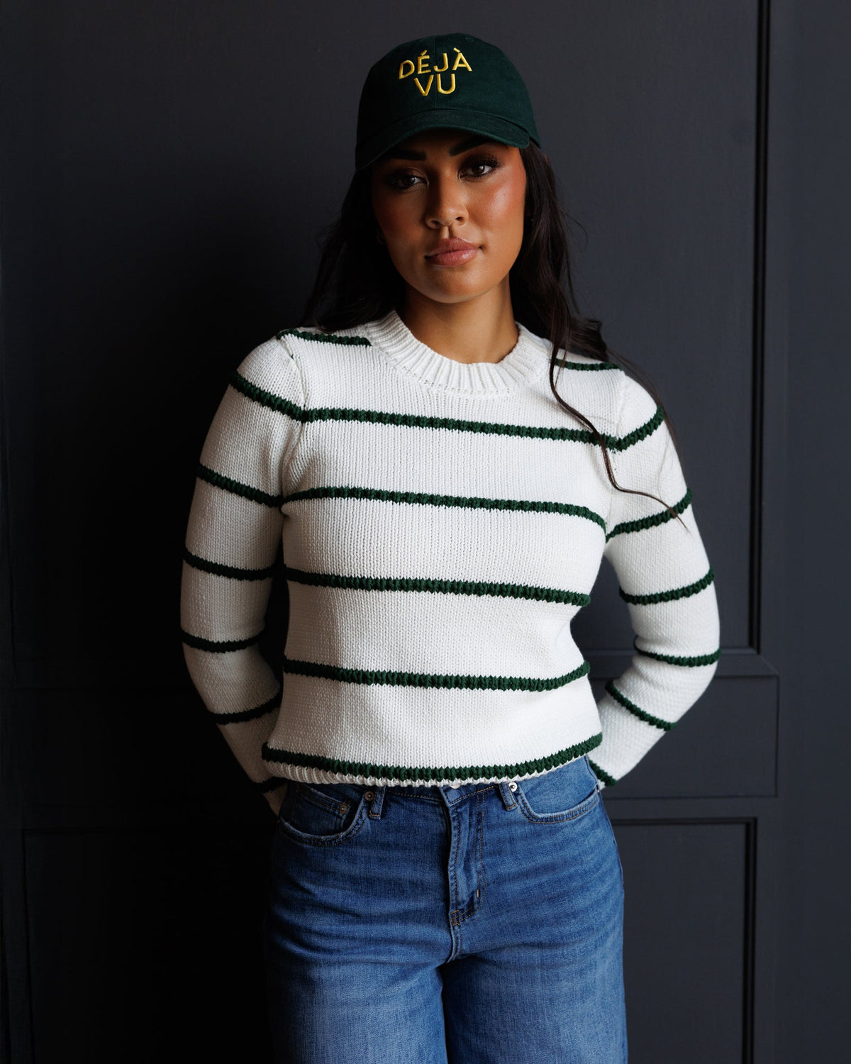 Stitch Stripe Crew Downeast