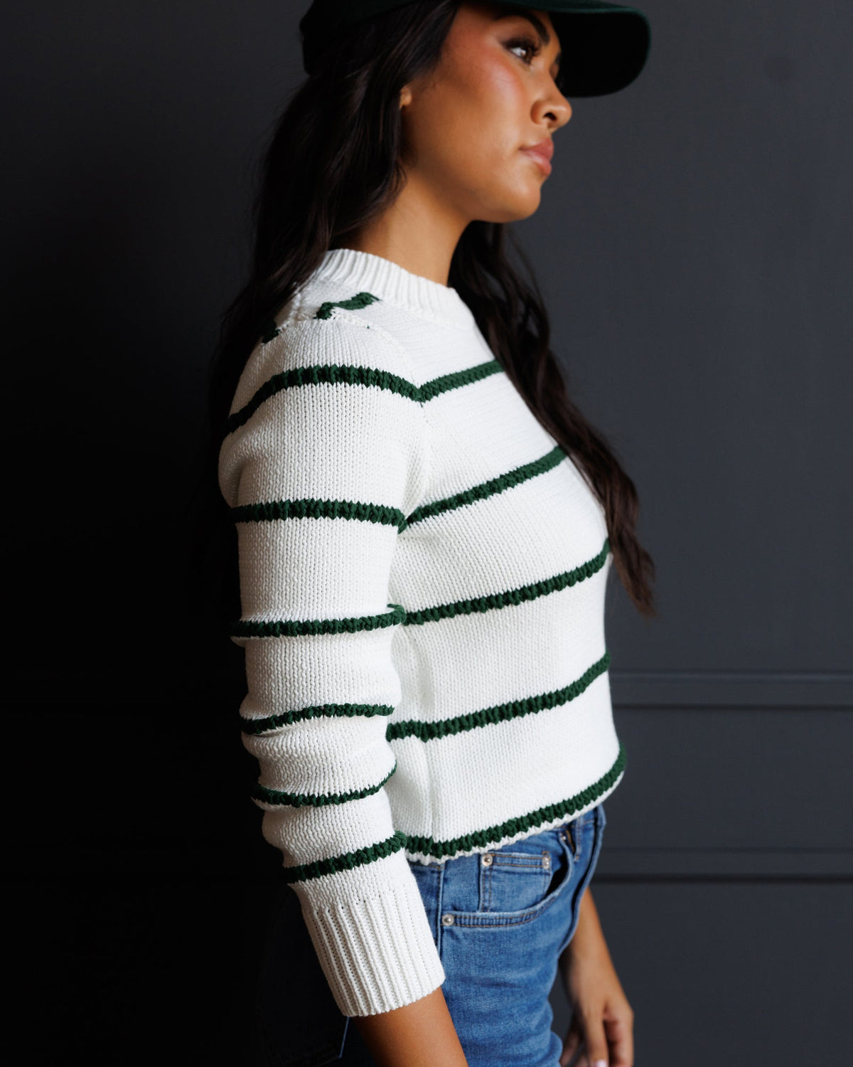Stitch Stripe Crew Downeast