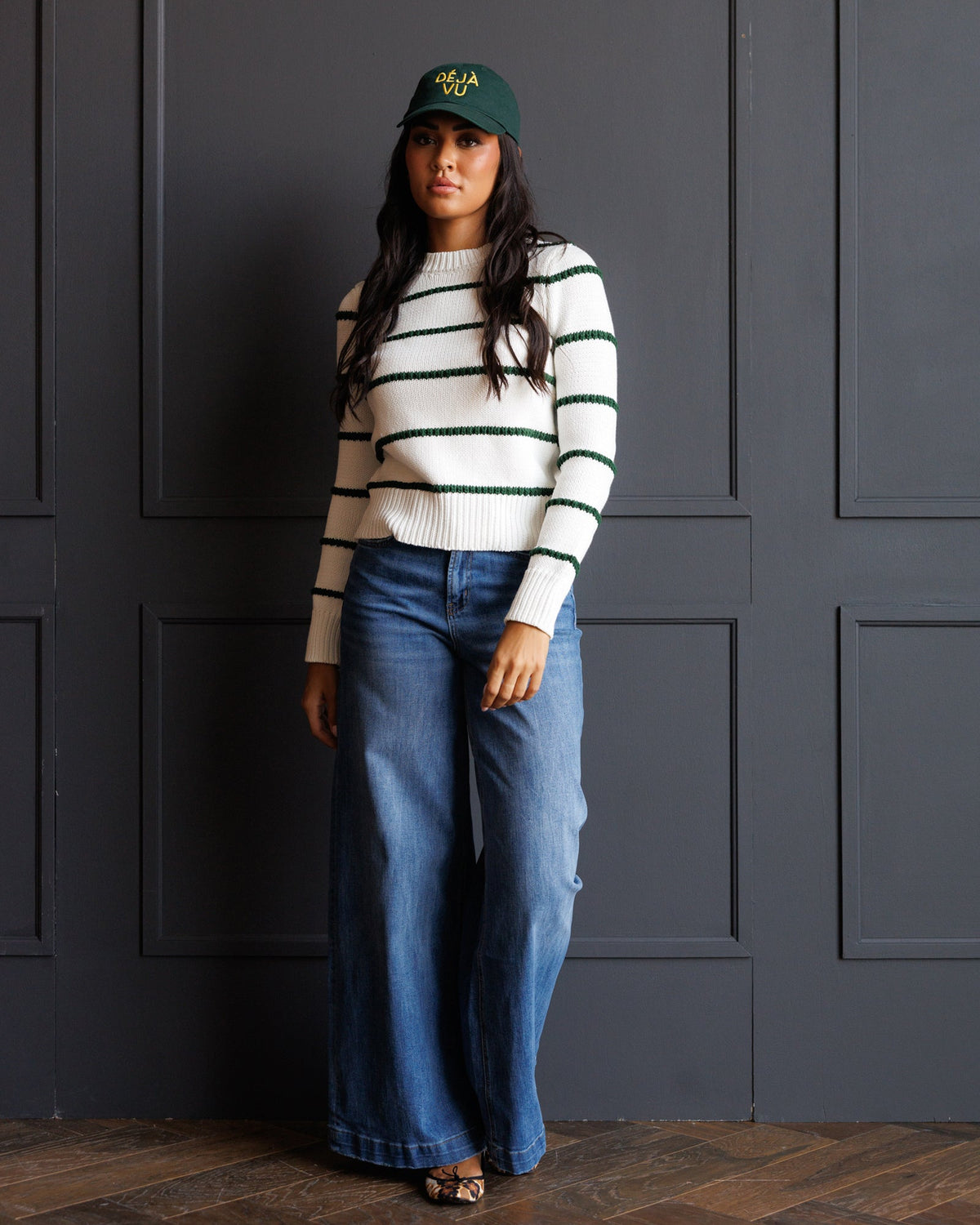 Stitch Stripe Crew Downeast