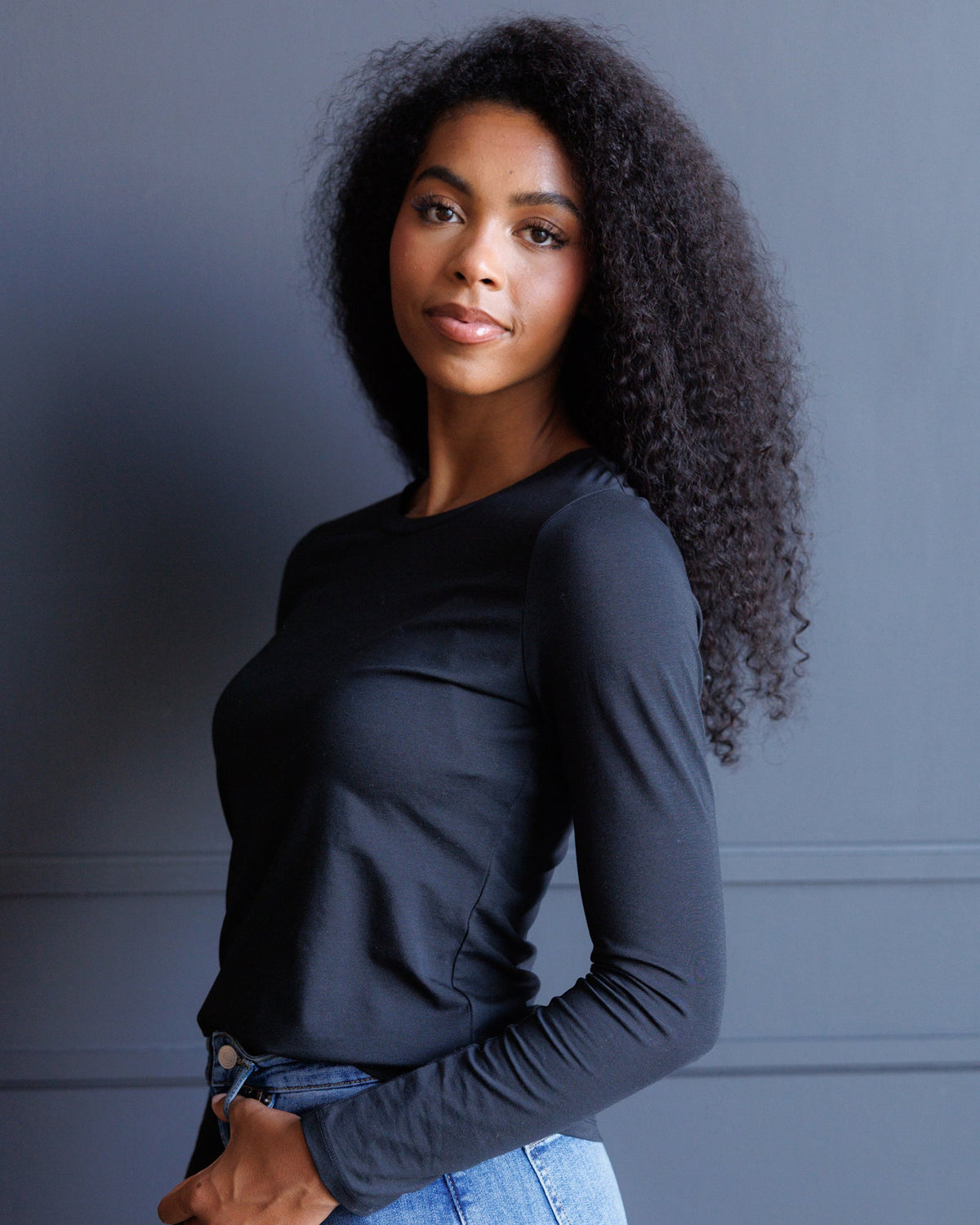 Essential Long Sleeve Tee Downeast