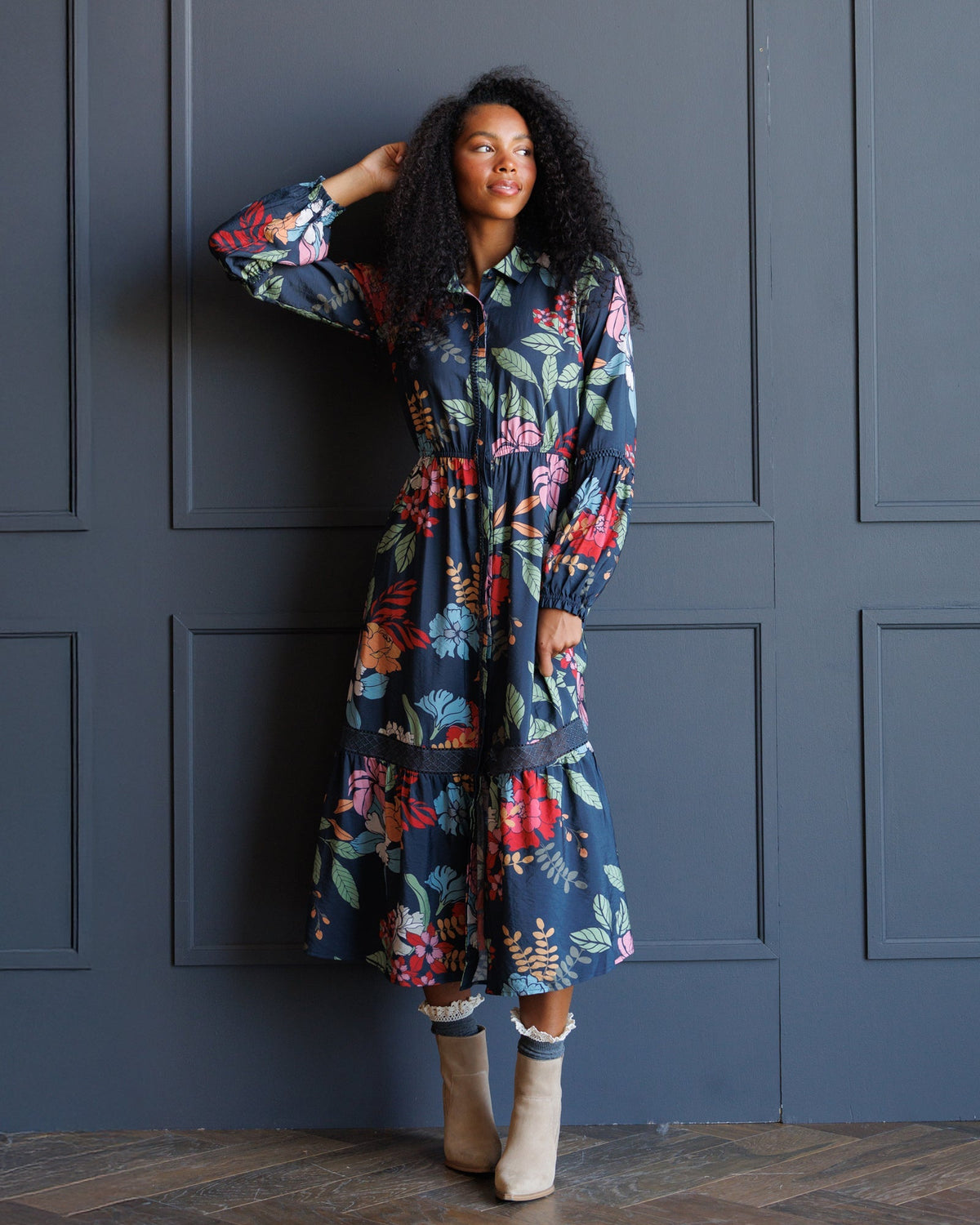 Wheatland Maxi Dress Downeast