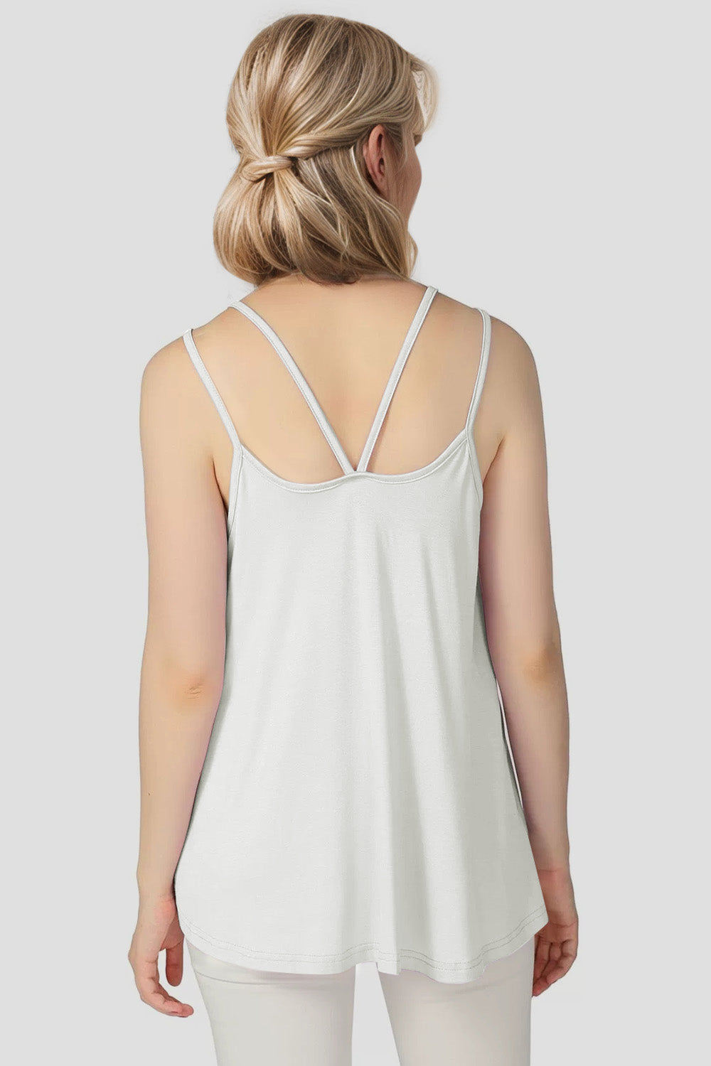 Basic Bae Bamboo Scoop Neck Double Spaghetti Straps Cami ShopBasicbae