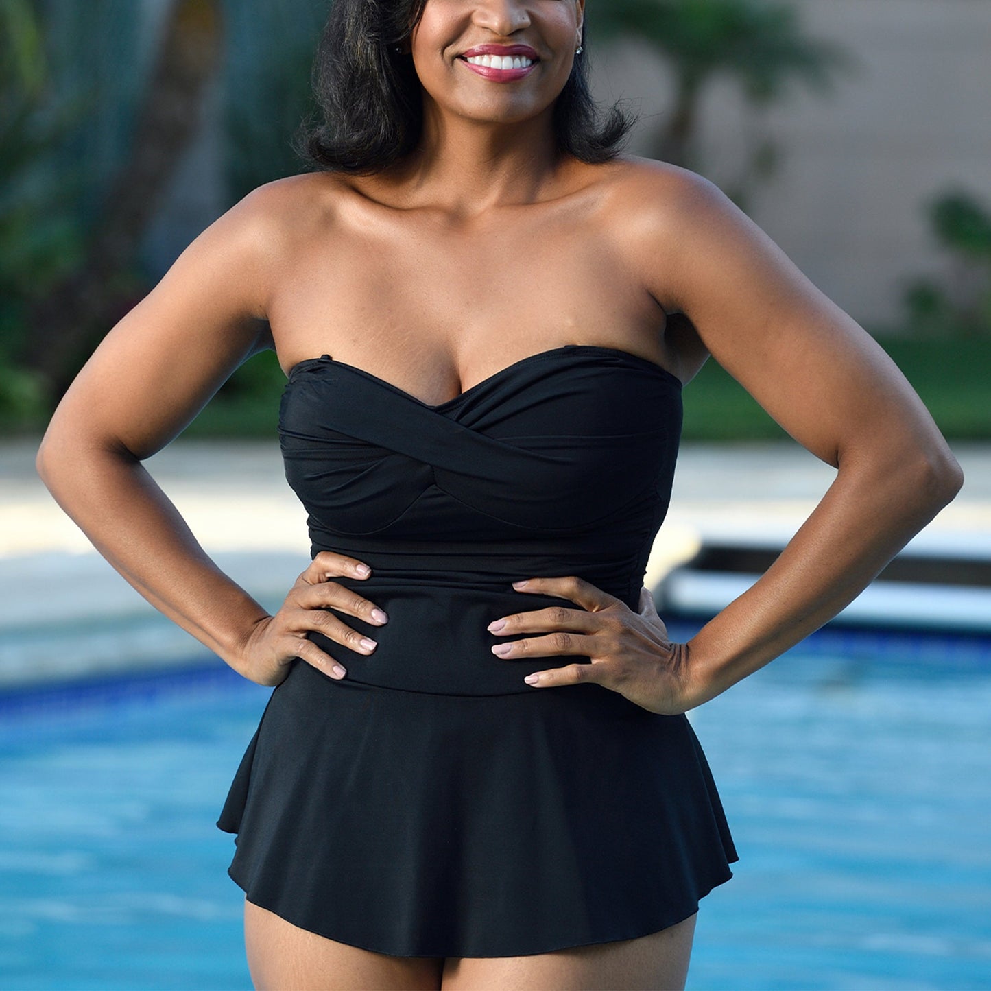 InstantFigure Skirted One Piece Swimsuit 13556P InstantFigure INC