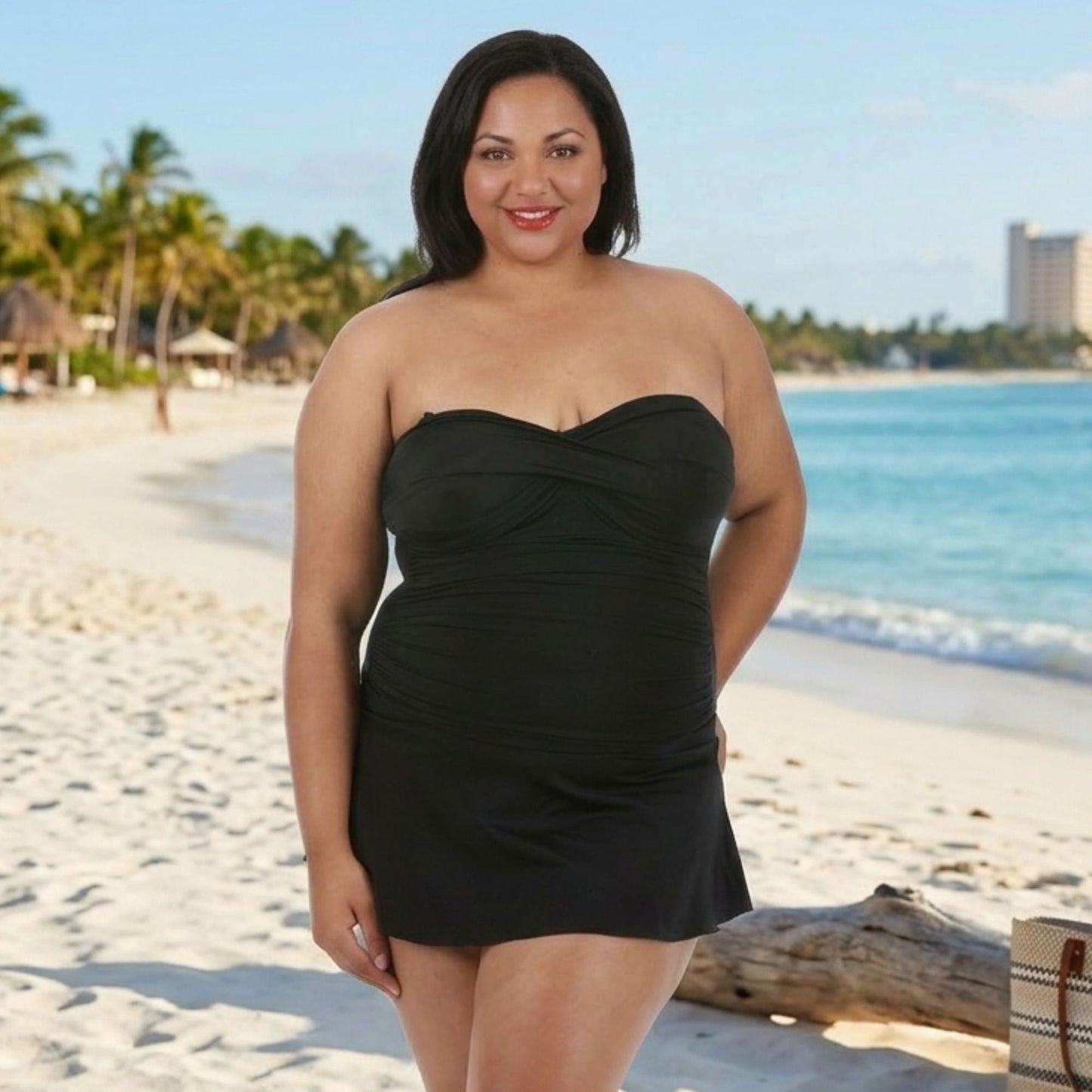 InstantFigure Skirted One Piece Swimsuit 13556P InstantFigure INC