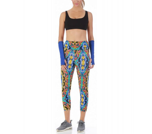 InstantFigure Activewear Capri Printed With Wide Waistband - 14504M InstantFigure INC