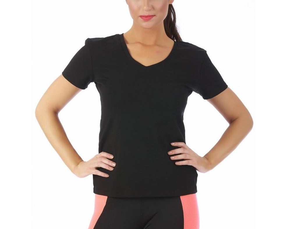 InstantFigure V-neck top with short sleeves 144023 InstantFigure INC
