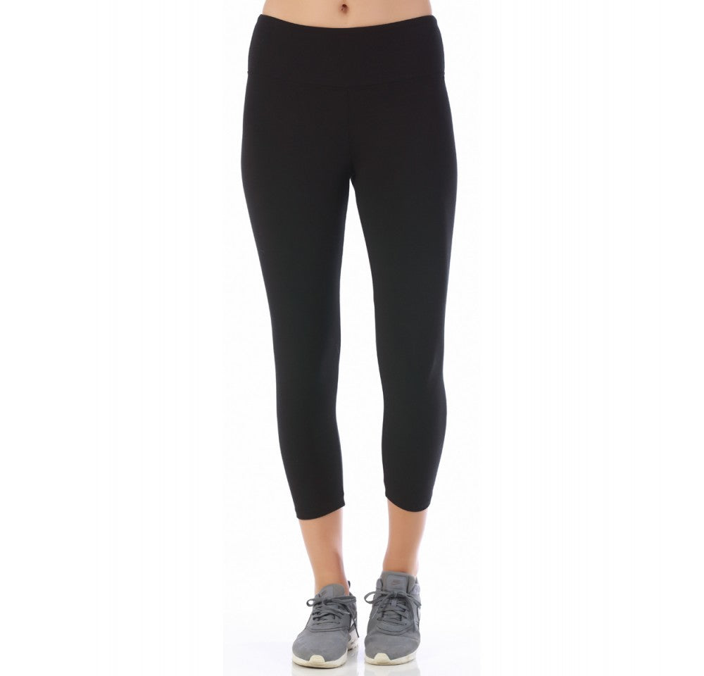 InstantFigure Activewear Cotton Lycra Casual Crop Pant 14404M InstantFigure INC