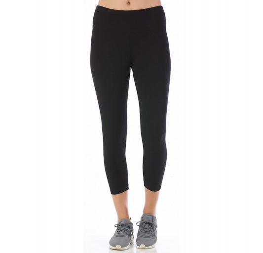 InstantFigure Activewear Cotton Lycra Casual Crop Pant 14404M InstantFigure INC