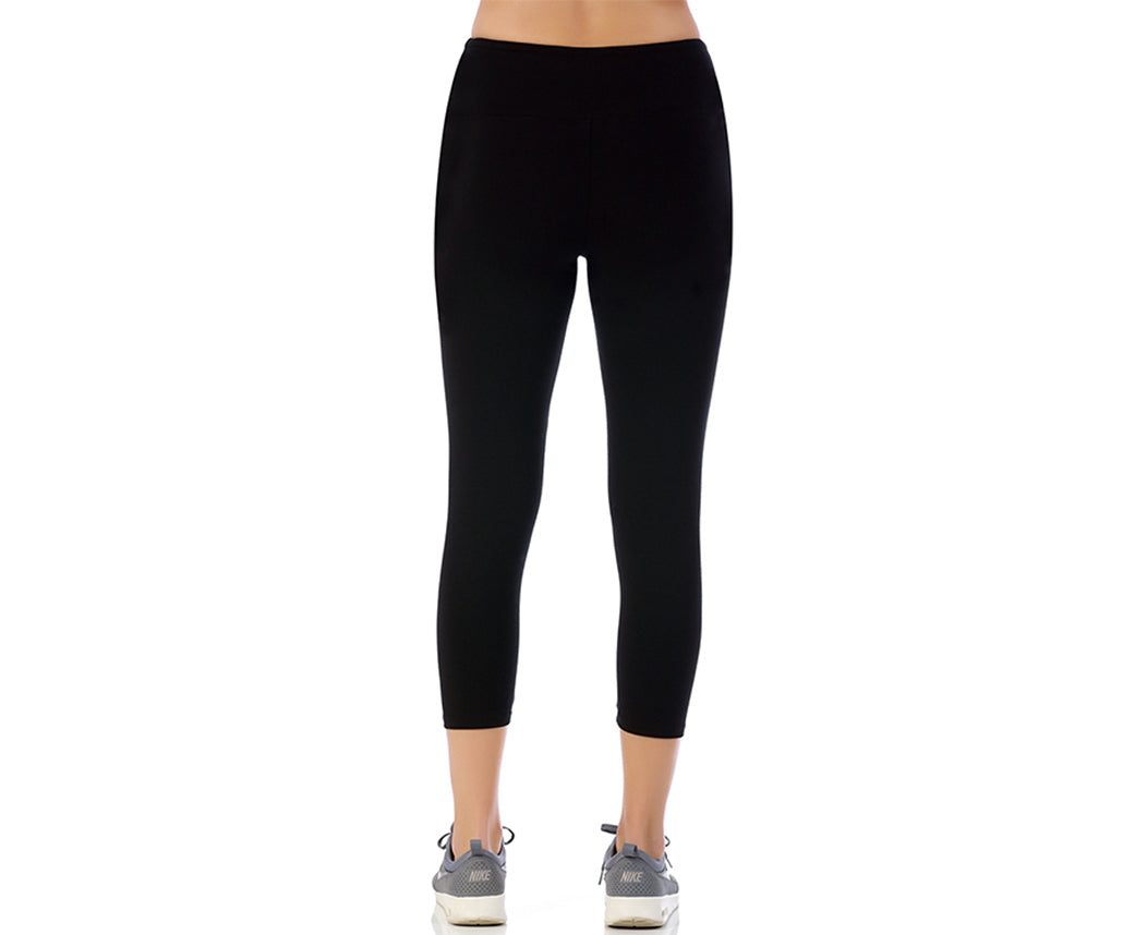 InstantFigure Activewear Cotton Lycra Casual Crop Pant 14404M InstantFigure INC