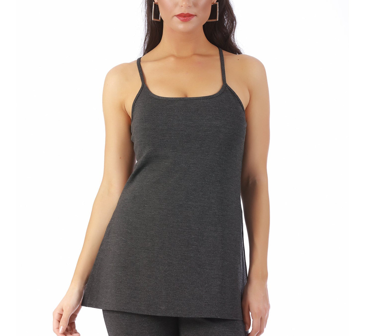 InstantFigure Cami Top with Side Slits 168020T InstantFigure INC