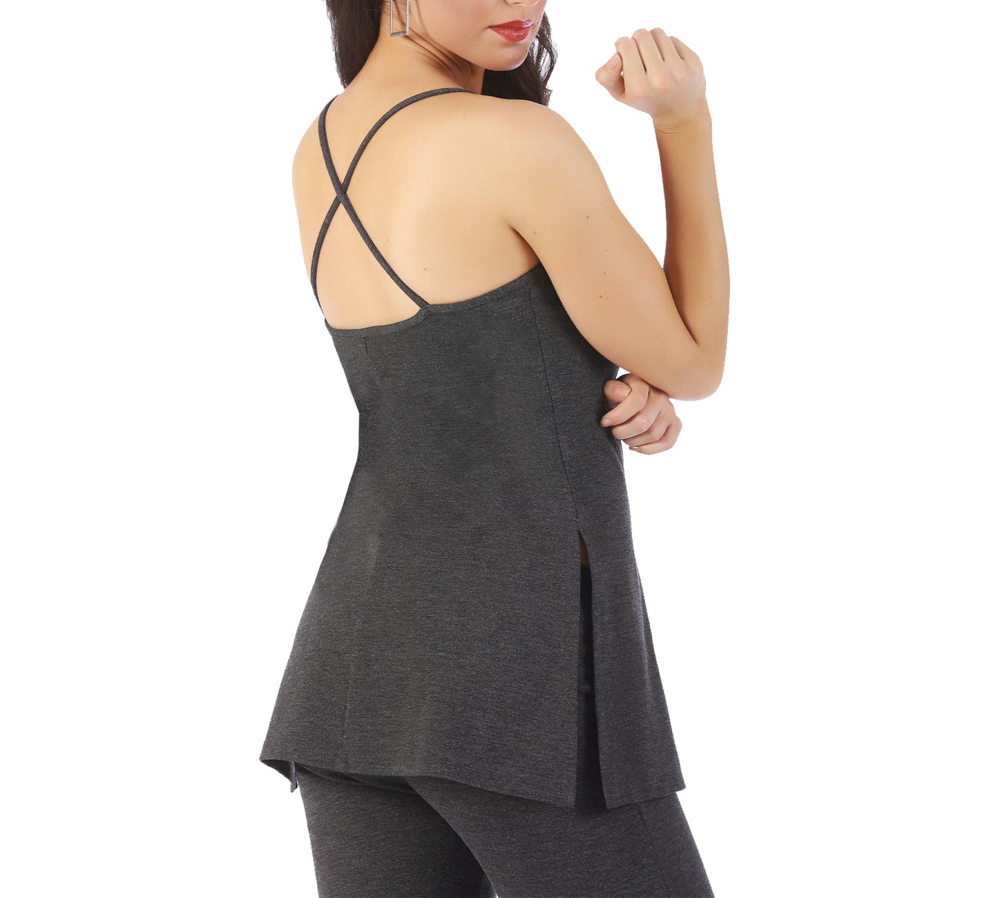 InstantFigure Cami Top with Side Slits 168020T InstantFigure INC