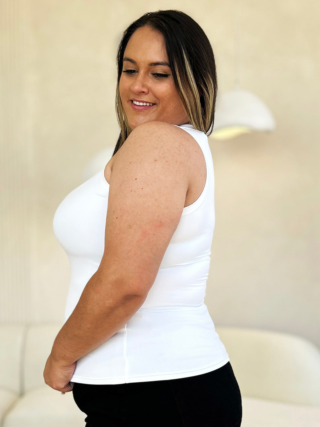 Basic Bae Full Size Round Neck Slim Tank ShopBasicbae