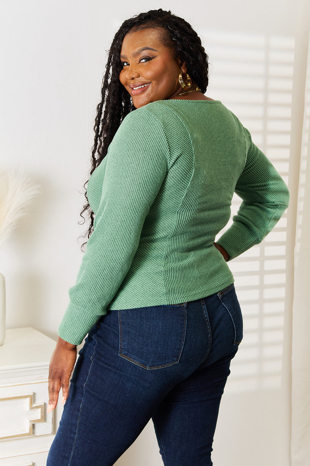 Basic Bae Scoop Neck Long Sleeve Top ShopBasicbae