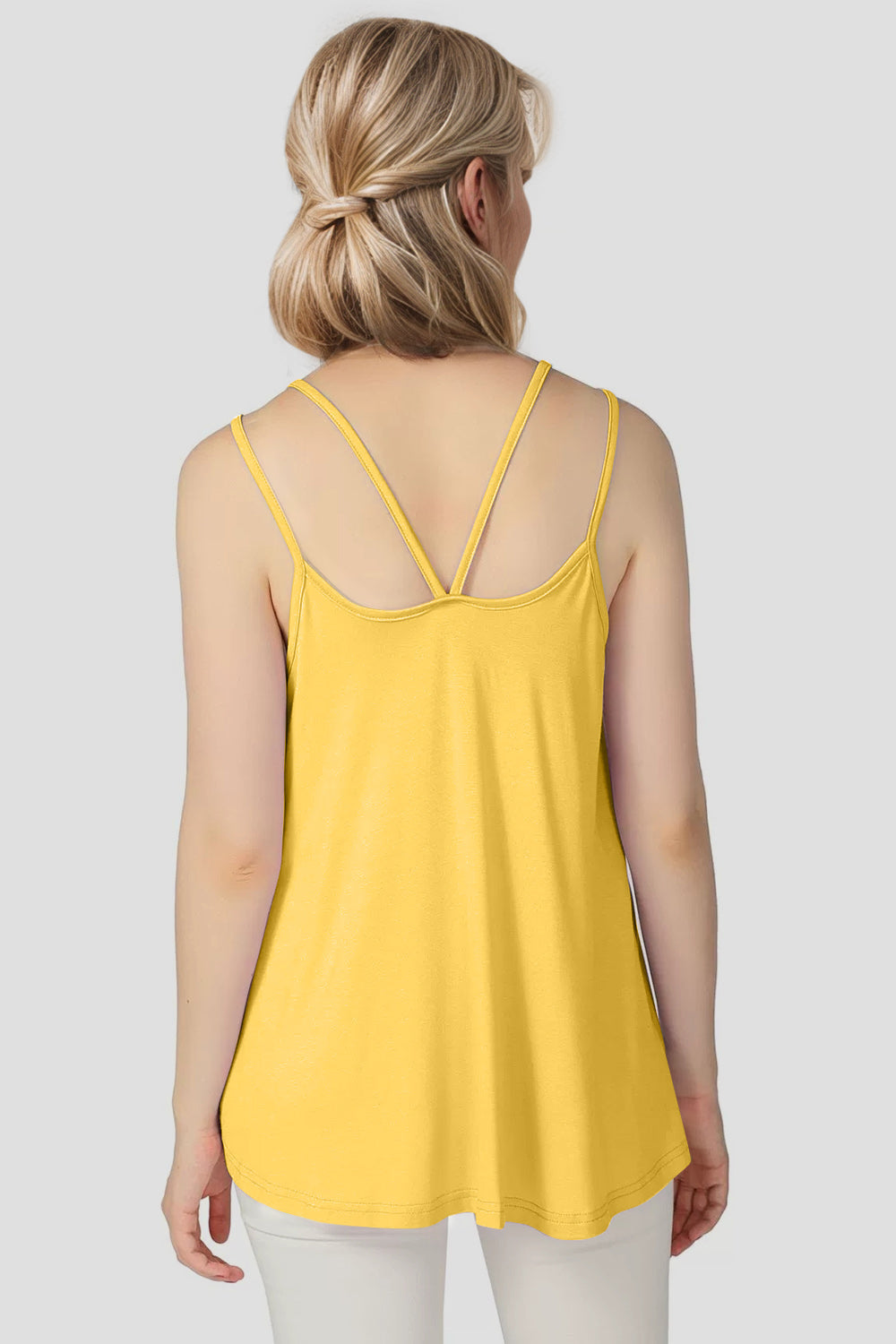 Basic Bae Bamboo Scoop Neck Double Spaghetti Straps Cami ShopBasicbae