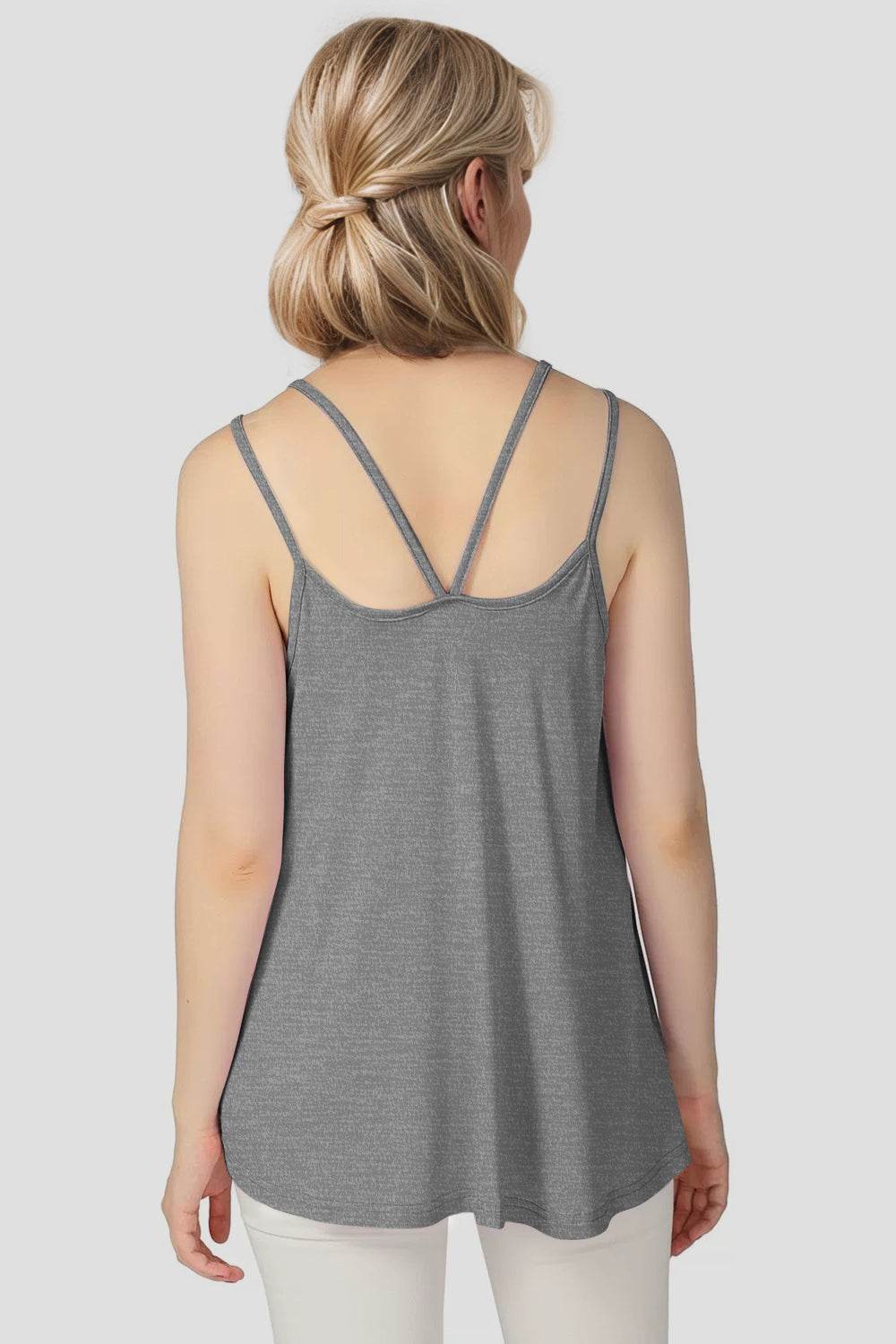 Basic Bae Bamboo Scoop Neck Double Spaghetti Straps Cami ShopBasicbae