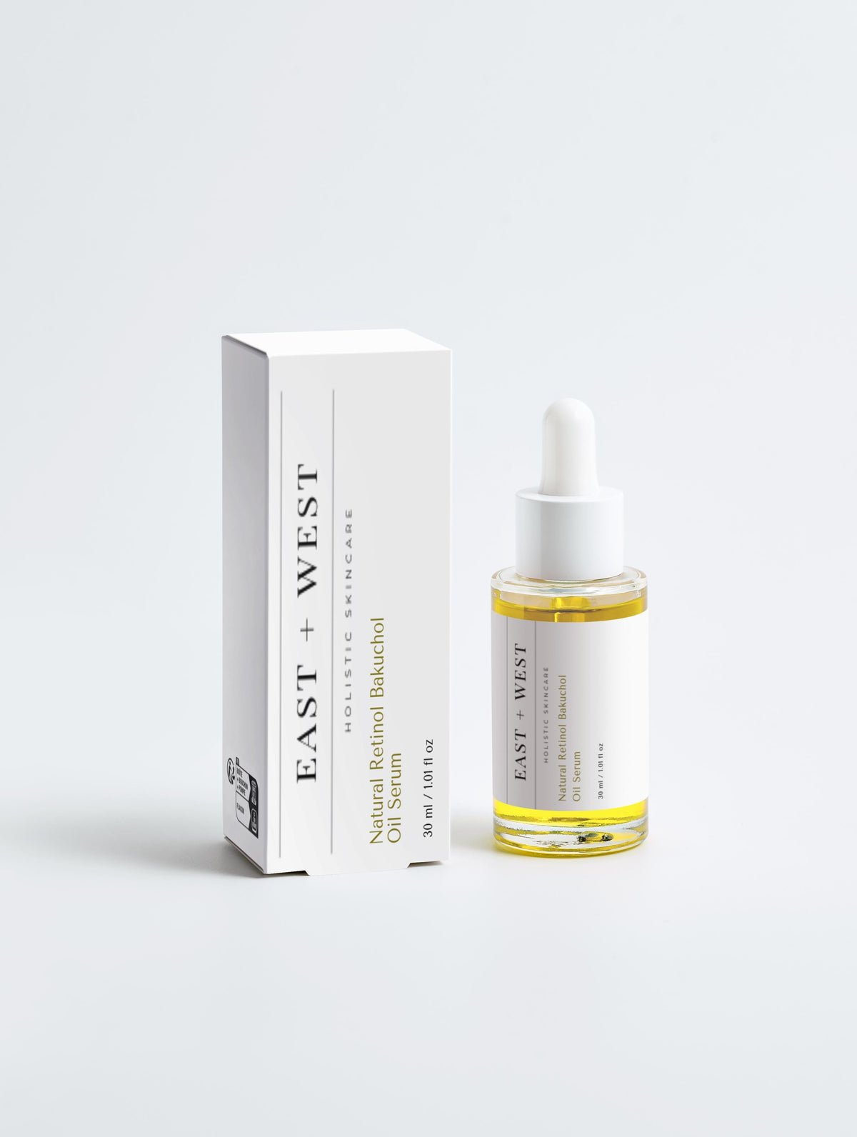 Natural Retinol Bakuchiol Oil Serum (tightening/moisturizing) East + West Holistic Skin Care