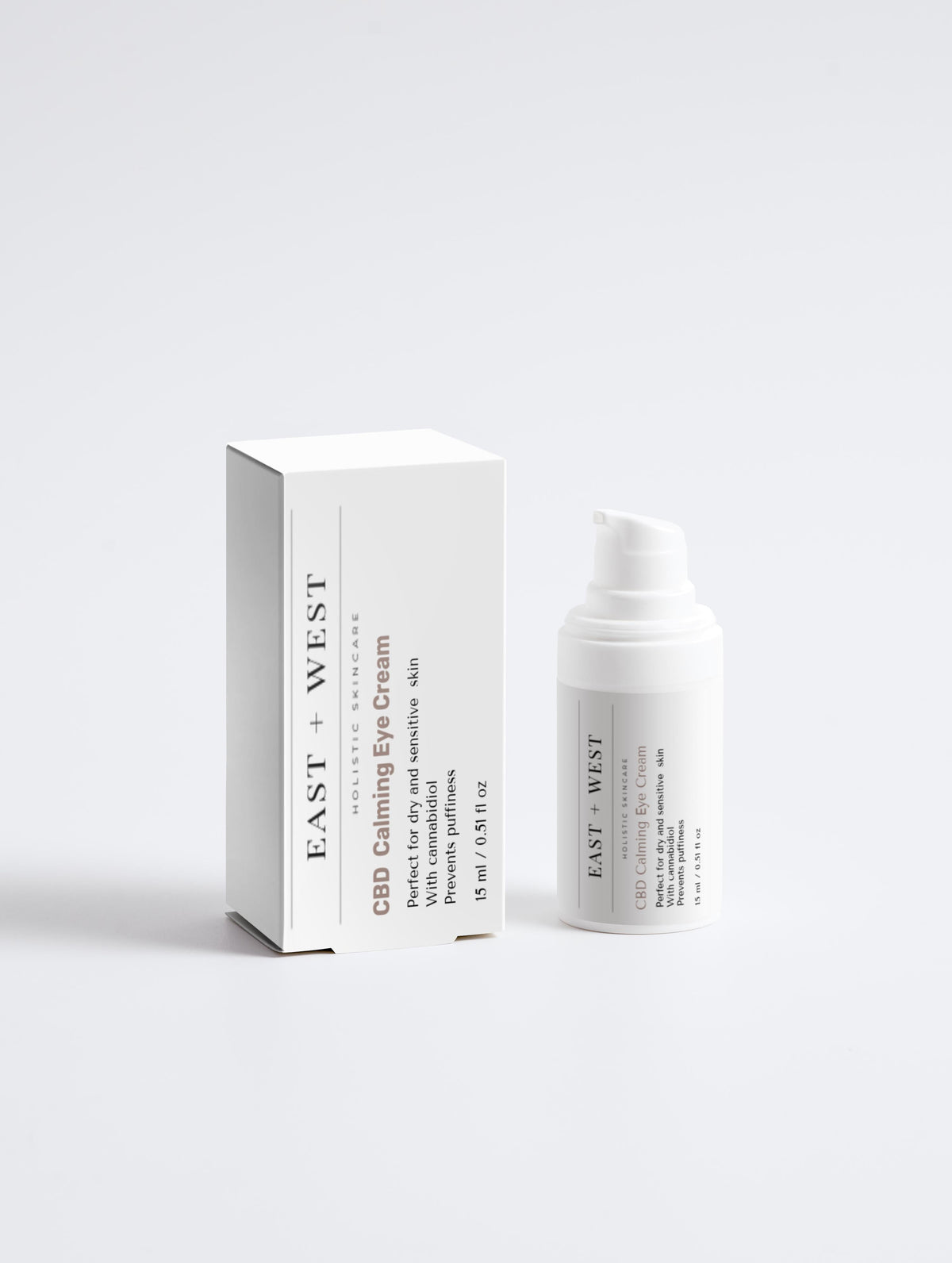 CBD Calming Eye Cream (puffiness/dark circles) *organic East + West Holistic Skin Care