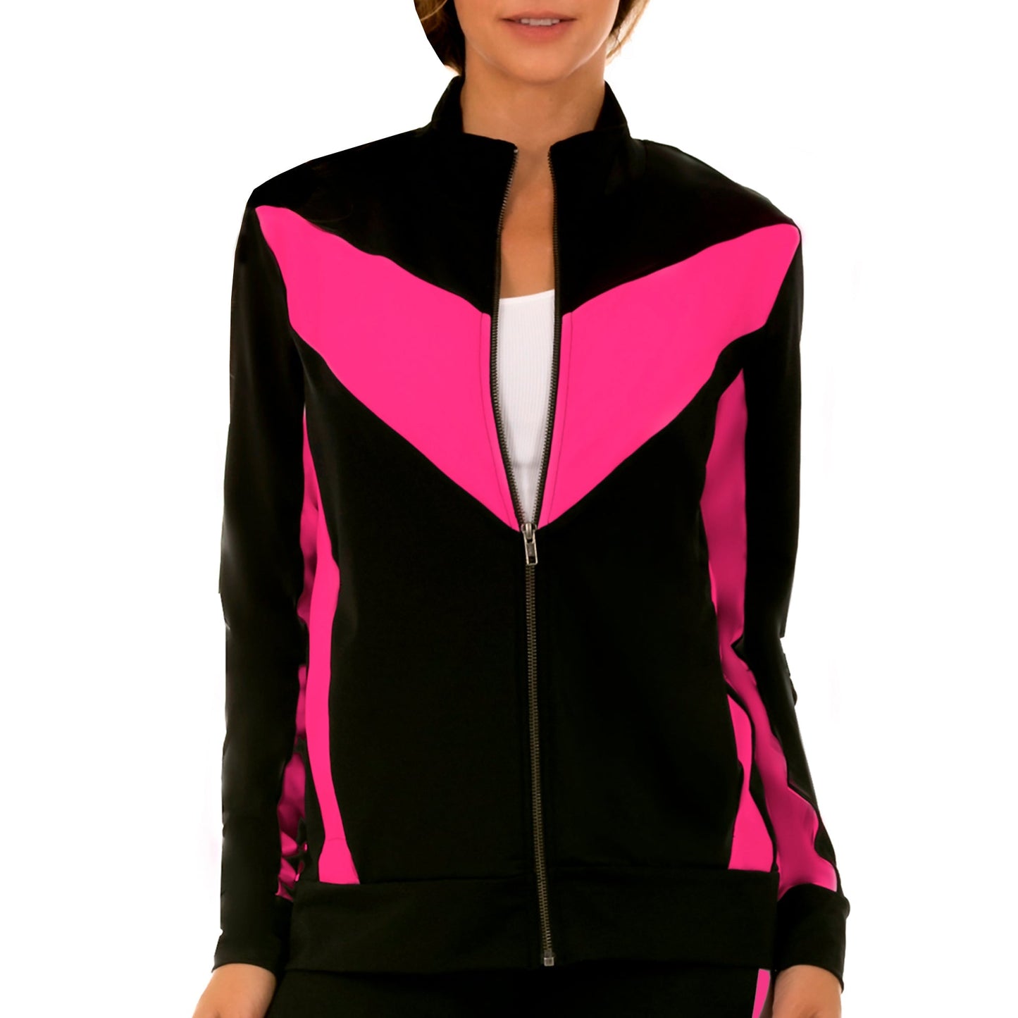 InstantFigure Activewear Compression Zip-Up Jacket AWJ029 InstantFigure INC