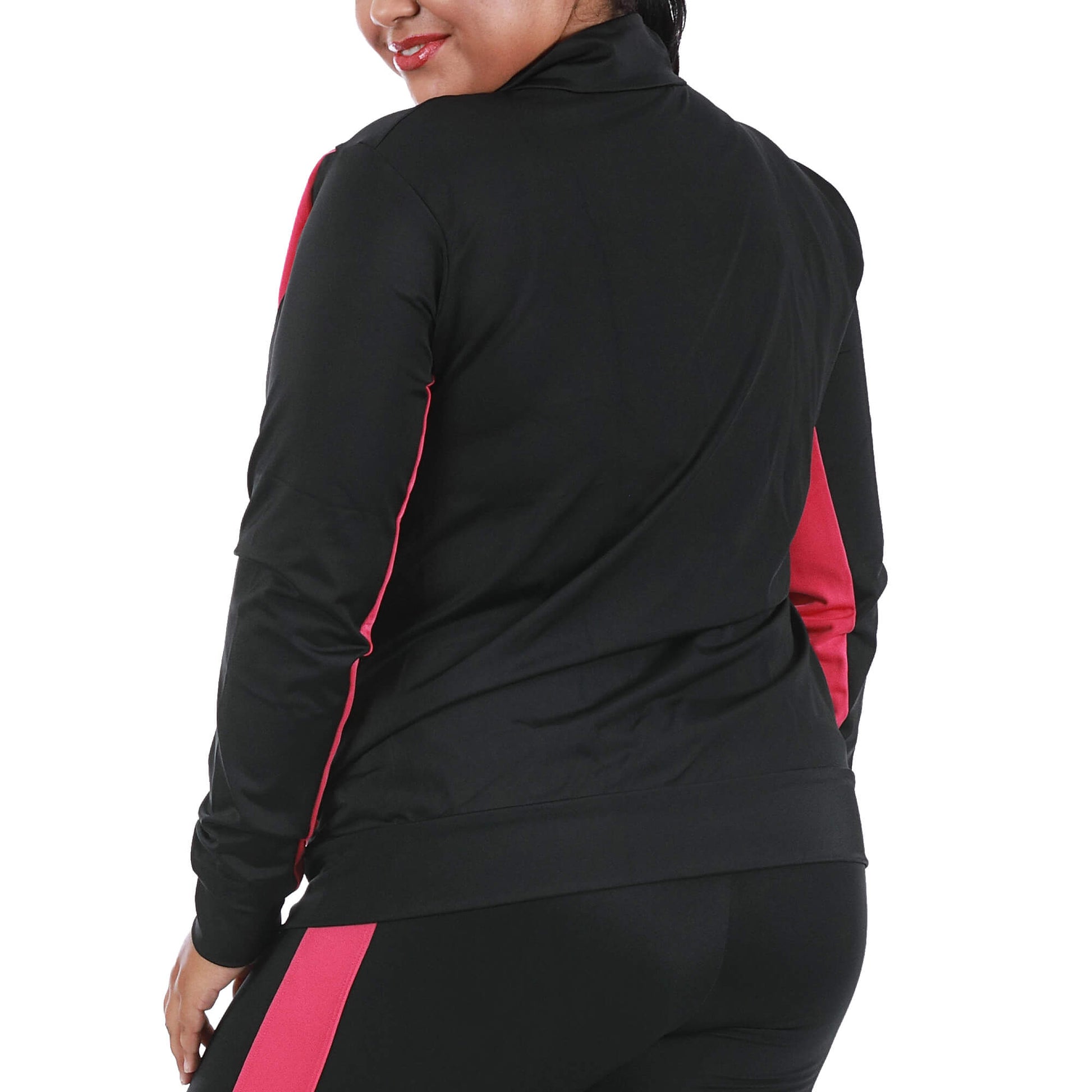 InstantFigure Curvy Plus Size Activewear Compression Jacket AWJ029C InstantFigure INC