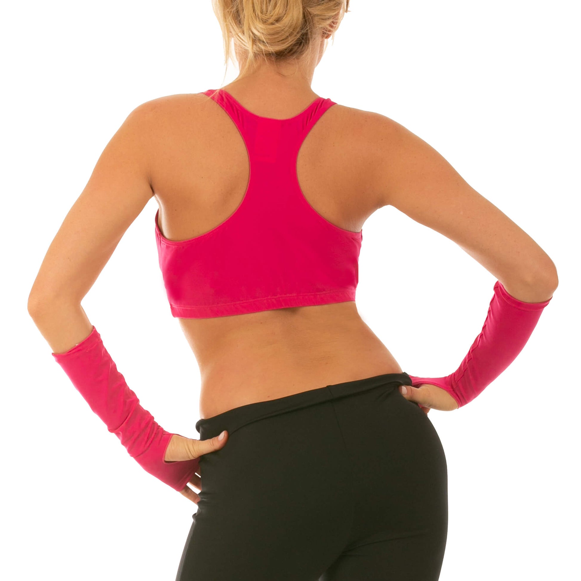 InstantFigure Activewear Compression Racer Back Sports Bra AWT019 InstantFigure INC