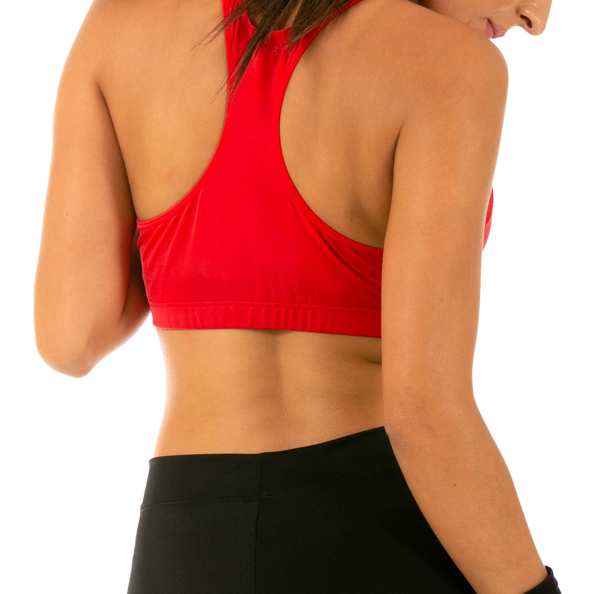 InstantFigure Activewear Compression Racer Back Sports Bra AWT019 InstantFigure INC