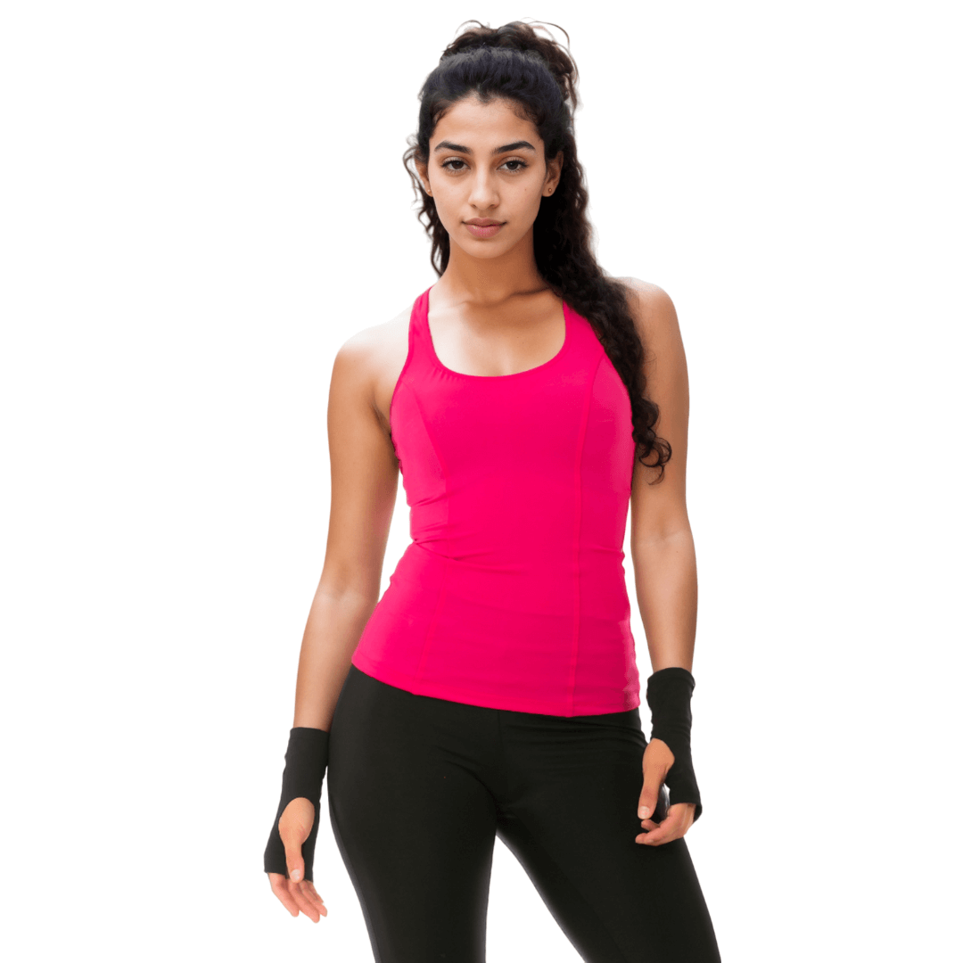 InstantFigure Activewear Compression Racer Back Tank Top AWT020 InstantFigure INC