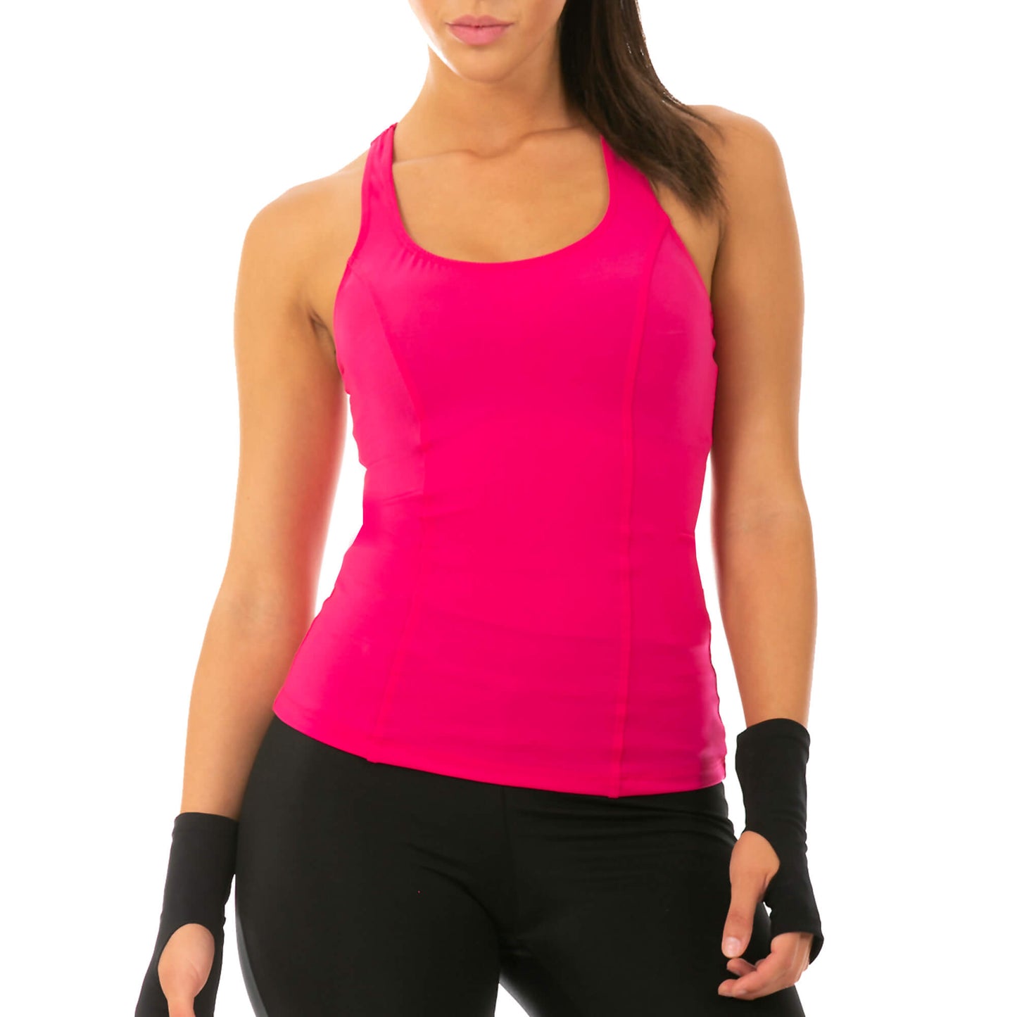 InstantFigure Activewear Compression Racer Back Tank Top AWT020 InstantFigure INC