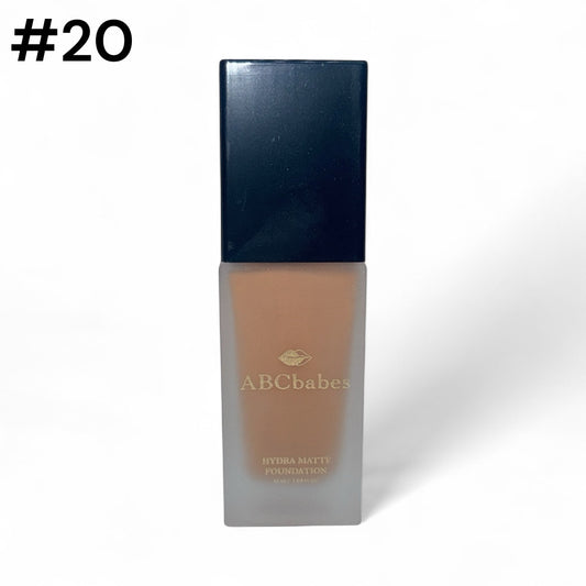 ABCbabes medium shade #20 warm golden undertones. ABCbabes
