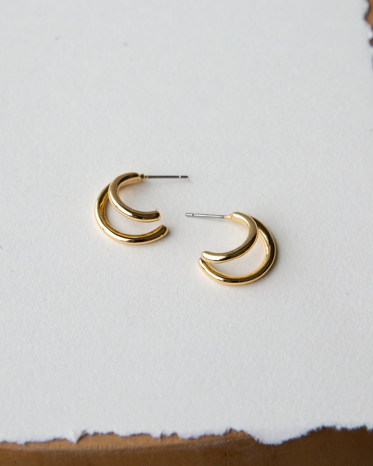 Double Hoop Earrings Downeast