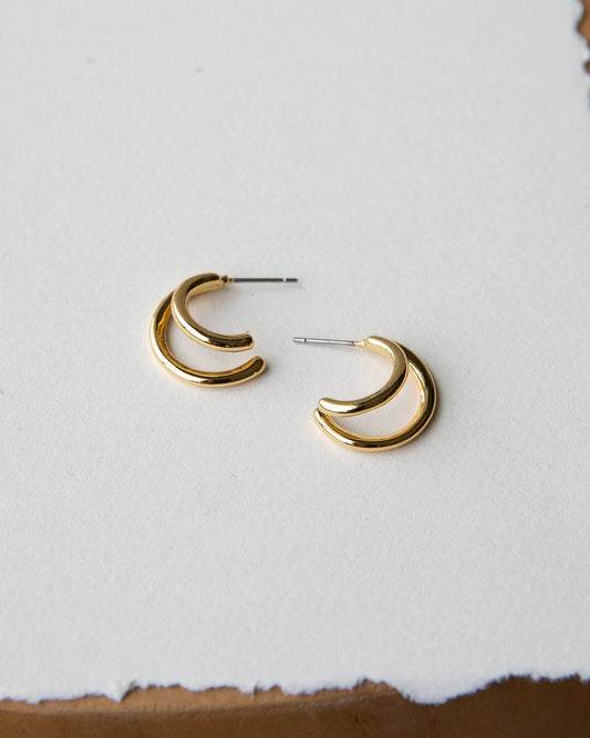 Double Hoop Earrings Downeast