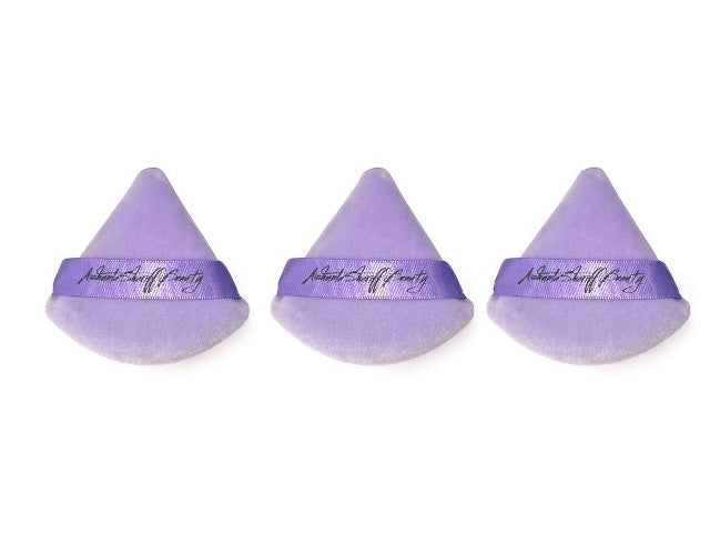 Ashunta Sheriff Beauty Velvet Hypoallergenic Ultra Soft Purple Puffs (3-Pack) Ashunta Sheriff Beauty