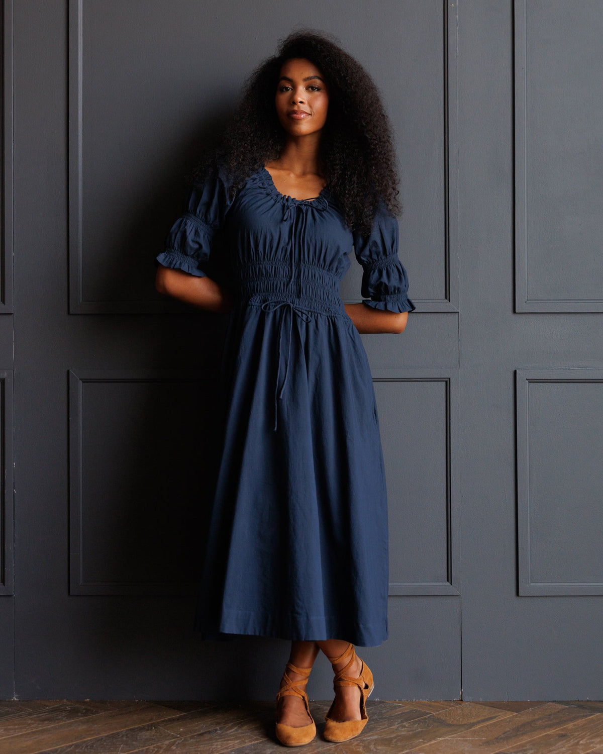 Long Way Home Dress, Blue Nights Downeast