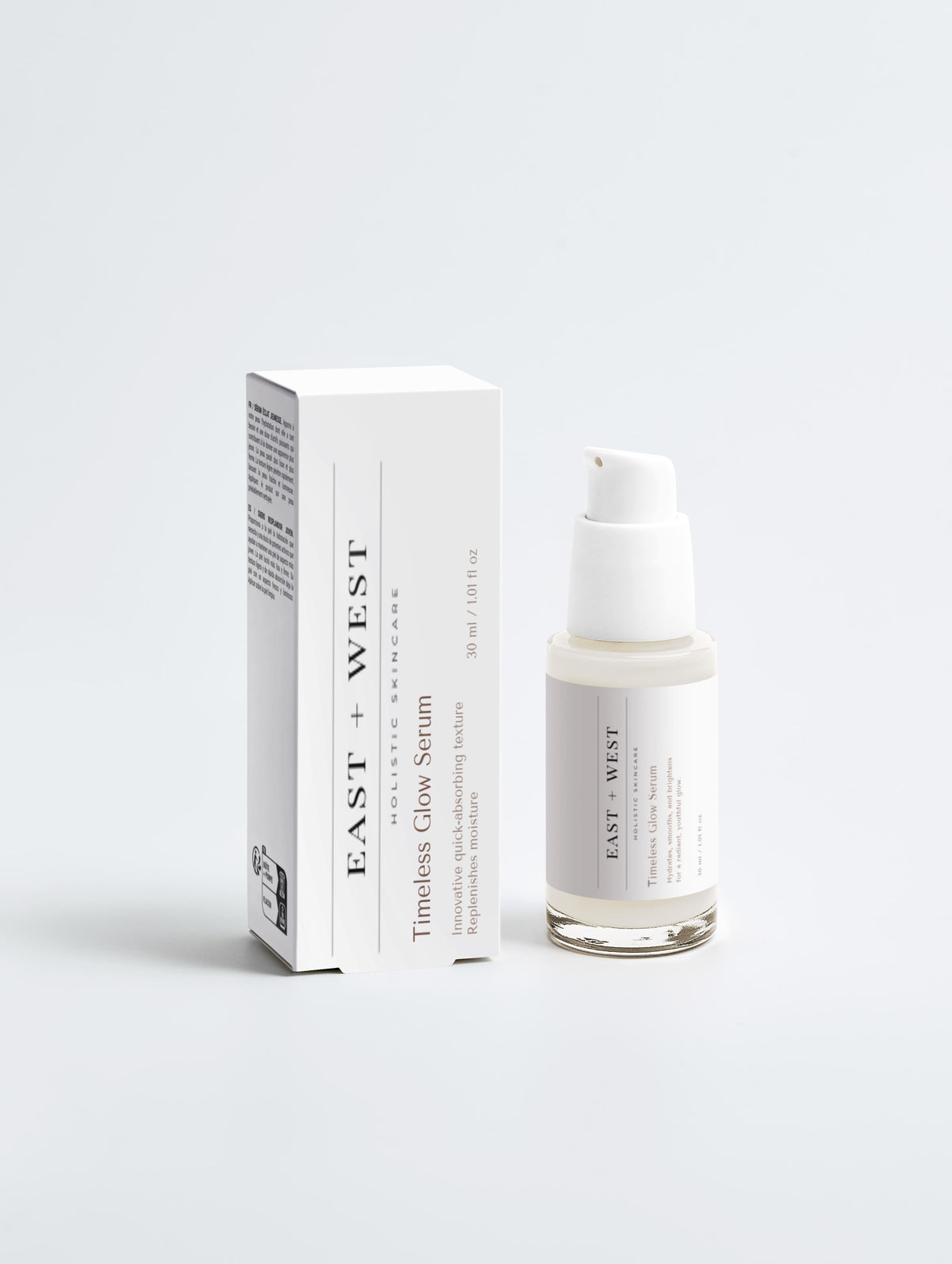 Timeless Glow Serum (antiaging/smoothness/hydration) East + West Holistic Skin Care