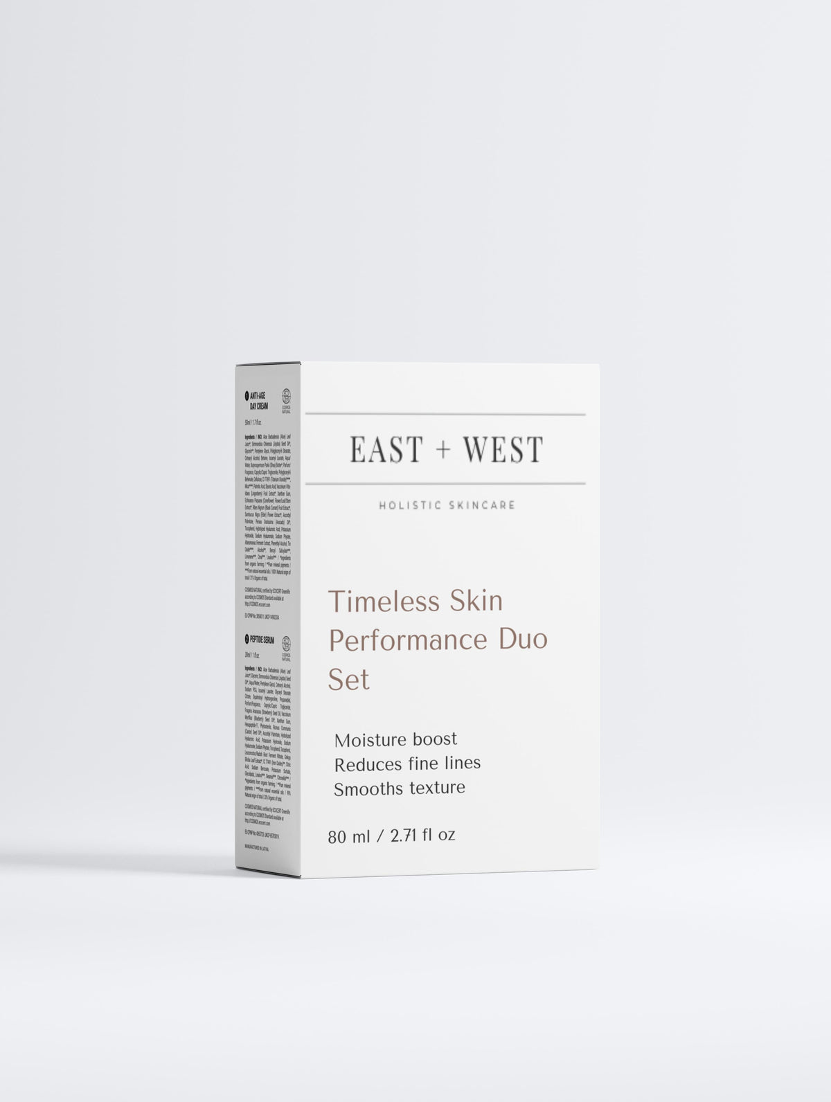 Timeless Skin Performance Duo Set (antiaging/glowing/tightening) East + West Holistic Skin Care