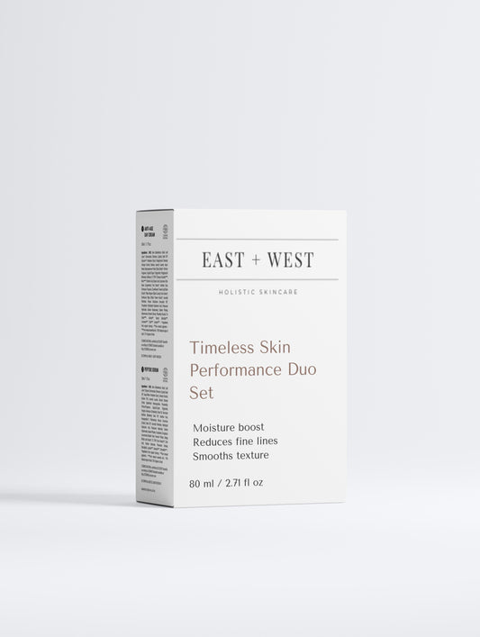 Timeless Skin Performance Duo Set (antiaging/glowing/tightening) East + West Holistic Skin Care